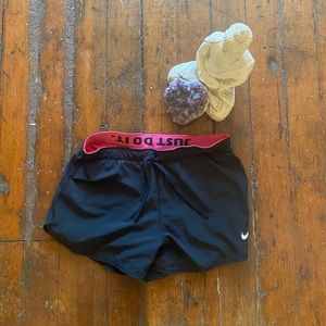 Pink & Black NIKE Athletic Shorts